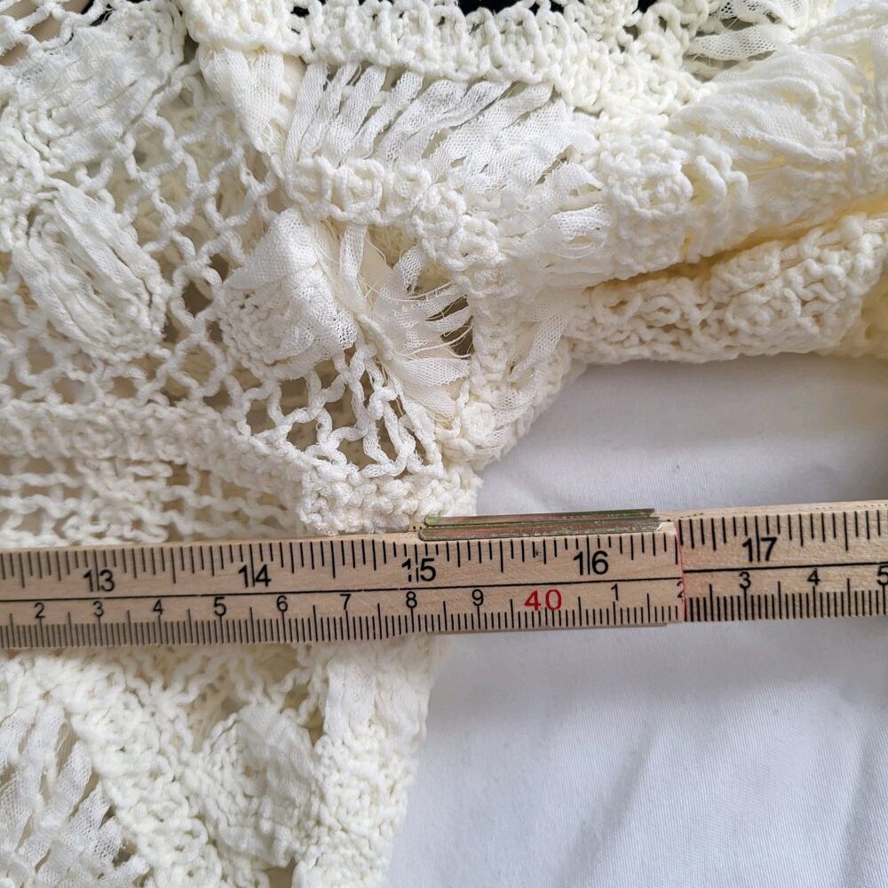 $1000 Zimmermann Cira Ribbon Lace Midi Dress Ivory US Sz 4 P Small Resort - Picture 13 of 16